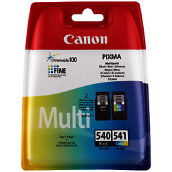 Canon PG-540 / CL-541 Ink Cartridge Multipack, Pack of 2